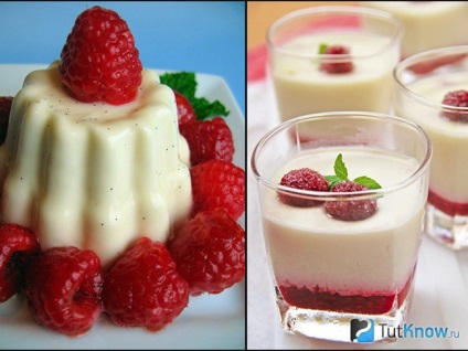 A klasszikus recept a panna cotta