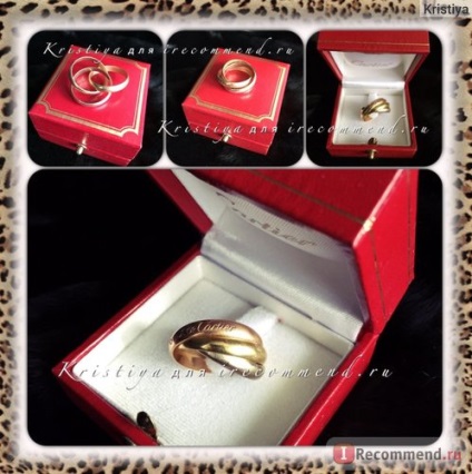 Ring Cartier Szentháromság de Cartier, a klasszikus modell (Szentháromság) Ring Cartier Szentháromság de Cartier, klasszikus modell