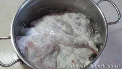 Nyúl a tejfölt a sütőben, hogyan kell főzni egy nyulat tejfölt egy lépésről lépésre recept fotók