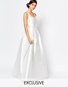 Vásárolja női menyasszonyi ruha v-nyakú az online áruház lookbuck