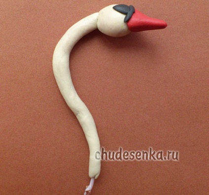Swan gyurma (modellezés agyag) Swan készült gyurma