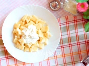 Lazy gombóc a túró - recept (főzés) Lazy gombóc származó túró - recept