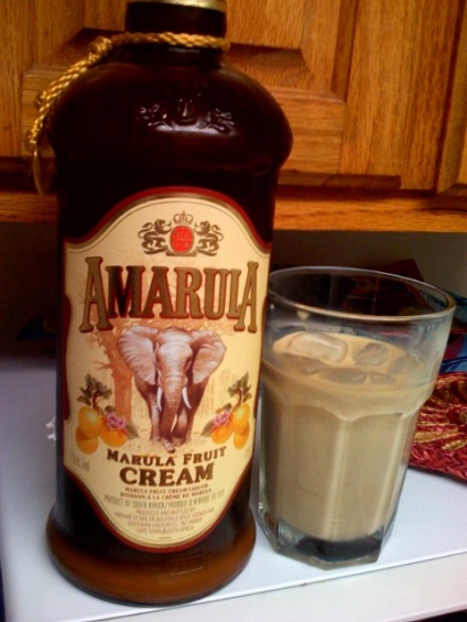 Liquor „Amarula” - különösen, hogyan kell inni, koktél receptek