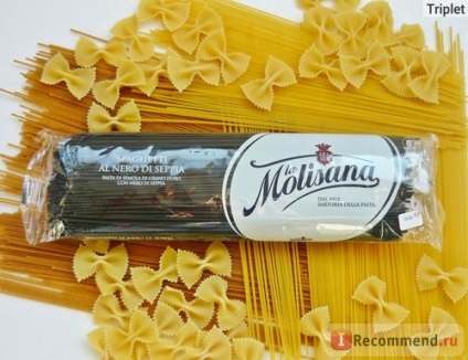 Pasta la molisana spagetti tintahal tinta - „Miért olyan komor