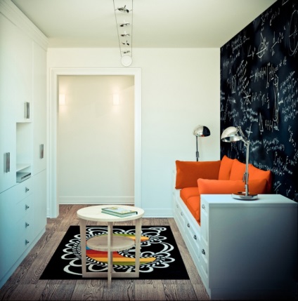 Kis- és Hruscsov örömteli sarok (sarok egy hálószobás apartman) Kis és boldog sarok Khrushev