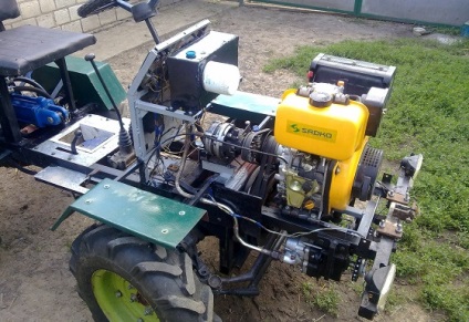Mini traktor házi -, hogyan kell építeni saját kezűleg