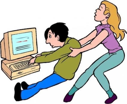 Férj minden alkalommal a számítógép 7 módon elválasztott gyerek férje a számítógépről