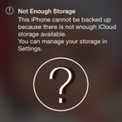 Nincs elegendő tárhely az iPhone vagy hogyan kell tisztítani icloud
