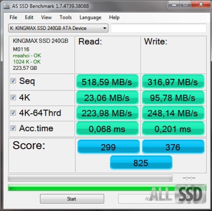 Felülvizsgálata és vizsgálati Kingmax SSD smu35 ügyfél pro 240 gb