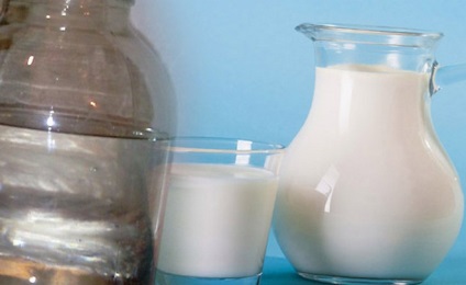 Tisztítás holdvilág tej otthon és desztilláció nélkül