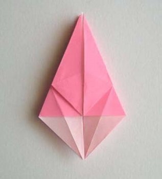 Origami Lily (squash Repeat) origami liliom