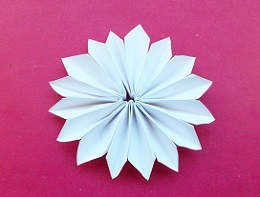 Origami virágok papír margaréták