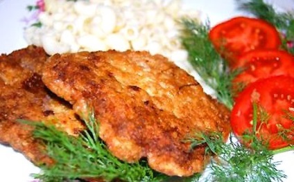 Beefsteak (beefsteak) Hússzeleteket marhahús