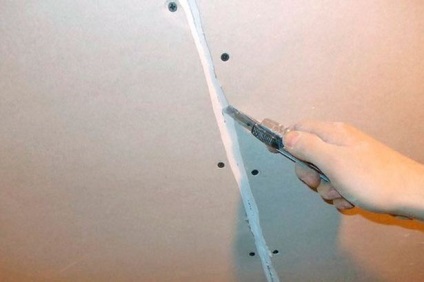 Befejező gipszkarton festés eljárással működik, hogyan kell elkészíteni a felszíni