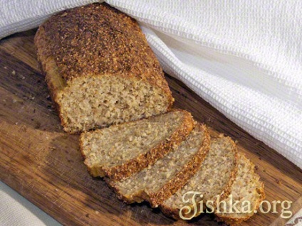 Bran kenyér nélkül liszt (Ducane étrend) - lépésről lépésre recept fotók