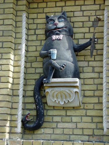 Műemlékek macska Behemoth, a mester, kert, 302 bis