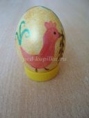 Húsvéti tojások készült vakolat