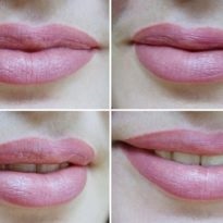 Permanent make-up kép ajkak előtt és után hatások (következmények) Tartós smink ajkak fotók előtt és után hatások