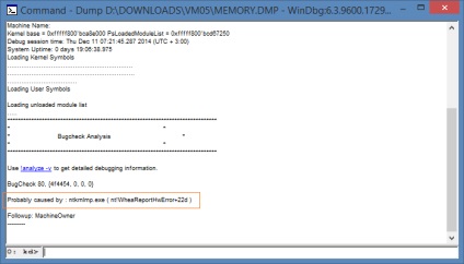 Az elsődleges memóriaképfájlba elemzés stop-error windows (BSOD) - Blog akkor kb-os