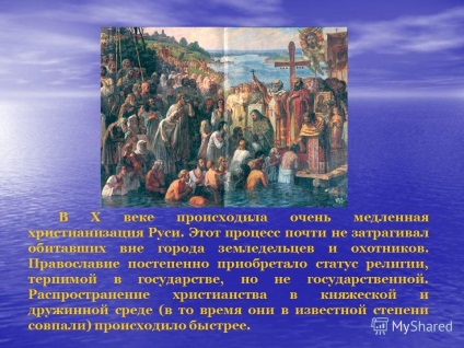 Miért választották kereszténység Oroszországban