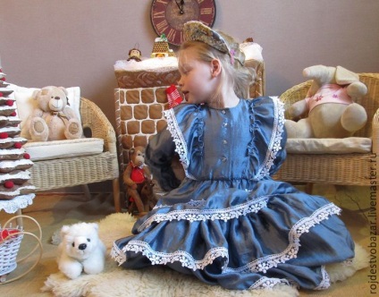 Egy ajándék a kis hercegnő varrni elegáns ruha - Fair Masters - kézzel készített, kézzel készített