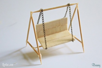 Crafts miniatűr swing saját kezét