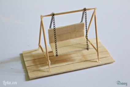 Crafts miniatűr swing saját kezét