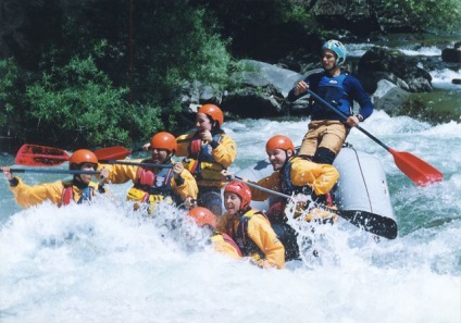Rafting - rafting hegyi folyó (információk kezdőknek)