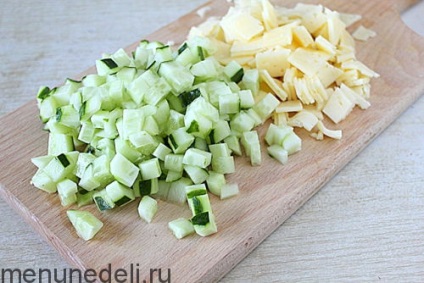 Recept saláta karfiol, a tojás és uborka