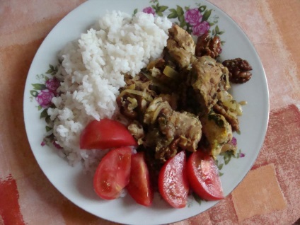 Recept sacivi csirkék (csirkék Satsivi multivarka Panasonik recept) Recept Satsivi csirkék