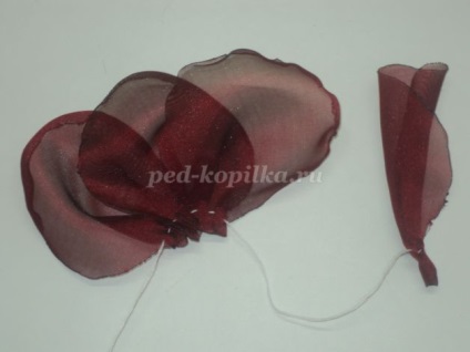 Rose sifon kezük (varrás „Forward tű”) Rose sifon kezük