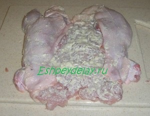 Roll egy egész csirke - recept fotókkal