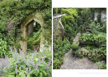 Garden stílusában Provence, egy francia kert tereprendezés fotó, Provence stílus lakberendezés