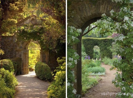 Garden stílusában Provence, egy francia kert tereprendezés fotó, Provence stílus lakberendezés