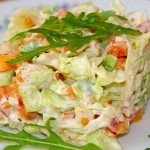 Avokádó saláta egyszerű „saláta receptek