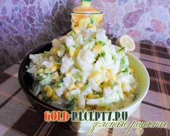 Kínai kel saláta recept ananász, csirke és kukorica