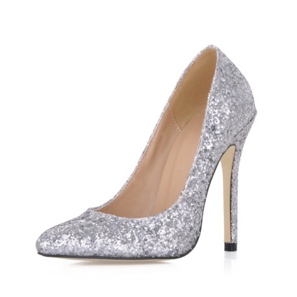 Milyen kombinációja ezüst cipő, elegáns képeket ezüstös fehér menyasszonyi cipő, divat