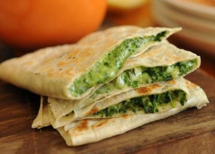 Hat főzési lehetőség quesadillas