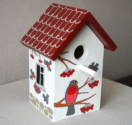 Madárház madár házak saját kezűleg, tervezési ötletek, fotók