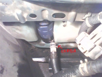 Eltávolítása, szétszerelése és tisztítása a motor a fényszórómosó Almera N16, mindent az autó Nissan Almera