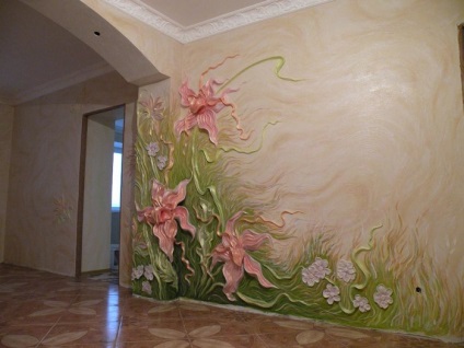 Modern fali dekoráció dekoratív vakolat - 22 kép érdekes lehetőség