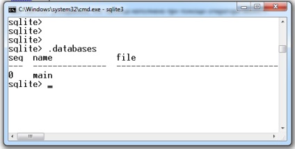 Adatbázis létrehozása sqlite3