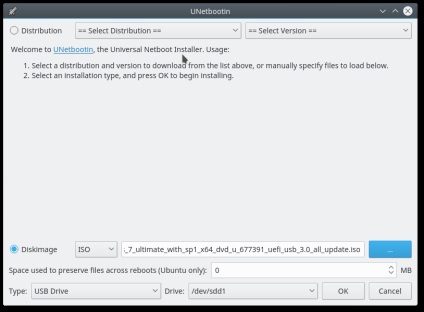 Létrehozása egy rendszerindító lemez Windows 7 Ubuntu Linux