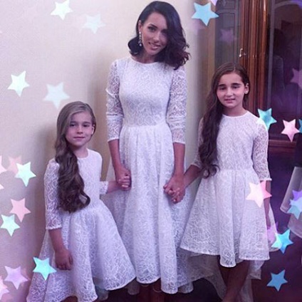 Stílus csillag gyermekek lánya Alsou és Ian Abramov - Safina és Michelli, hello! Oroszország