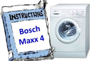 Mosógép Bosch Maxx 4 - Kezelési útmutató