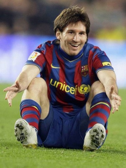 Hajvágás futballista Lionel Messi fotó anyagok mérkőzések