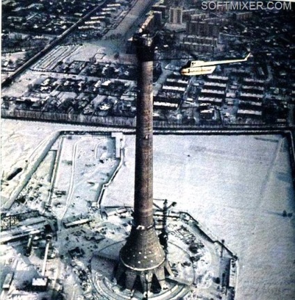 Az építőiparban a Ostankino TV-torony (épület) Az építőiparban a Osztankino TV-torony