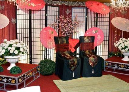 Esküvő a japán stílusú - tervezési ötletek és dekoráció - on!