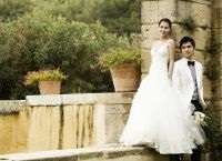 Esküvői ruha a stílus Provence