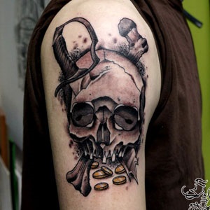 Skull Tattoo - érték lányok és a fiúk (fotók, vázlatok)